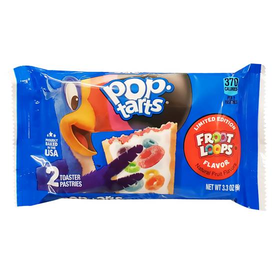 Order Kellogg’S Pop Tarts Limited Edition Twin Pack Froot Loop food online from Exxon Food Mart store, Port Huron on bringmethat.com