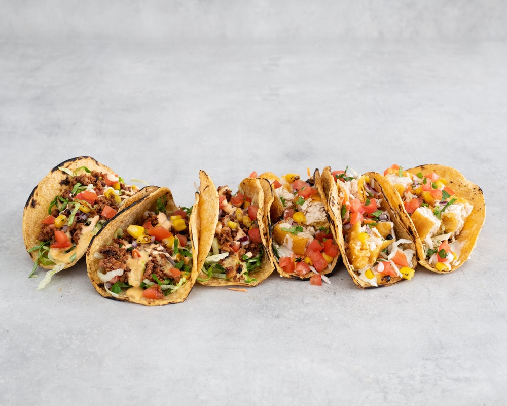 Order Taco 6 Pack food online from Veggie Grill store, Burbank on bringmethat.com