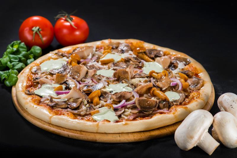 Order Mushroom Pizza Slice food online from Christos' mini mart store, Jersey City on bringmethat.com