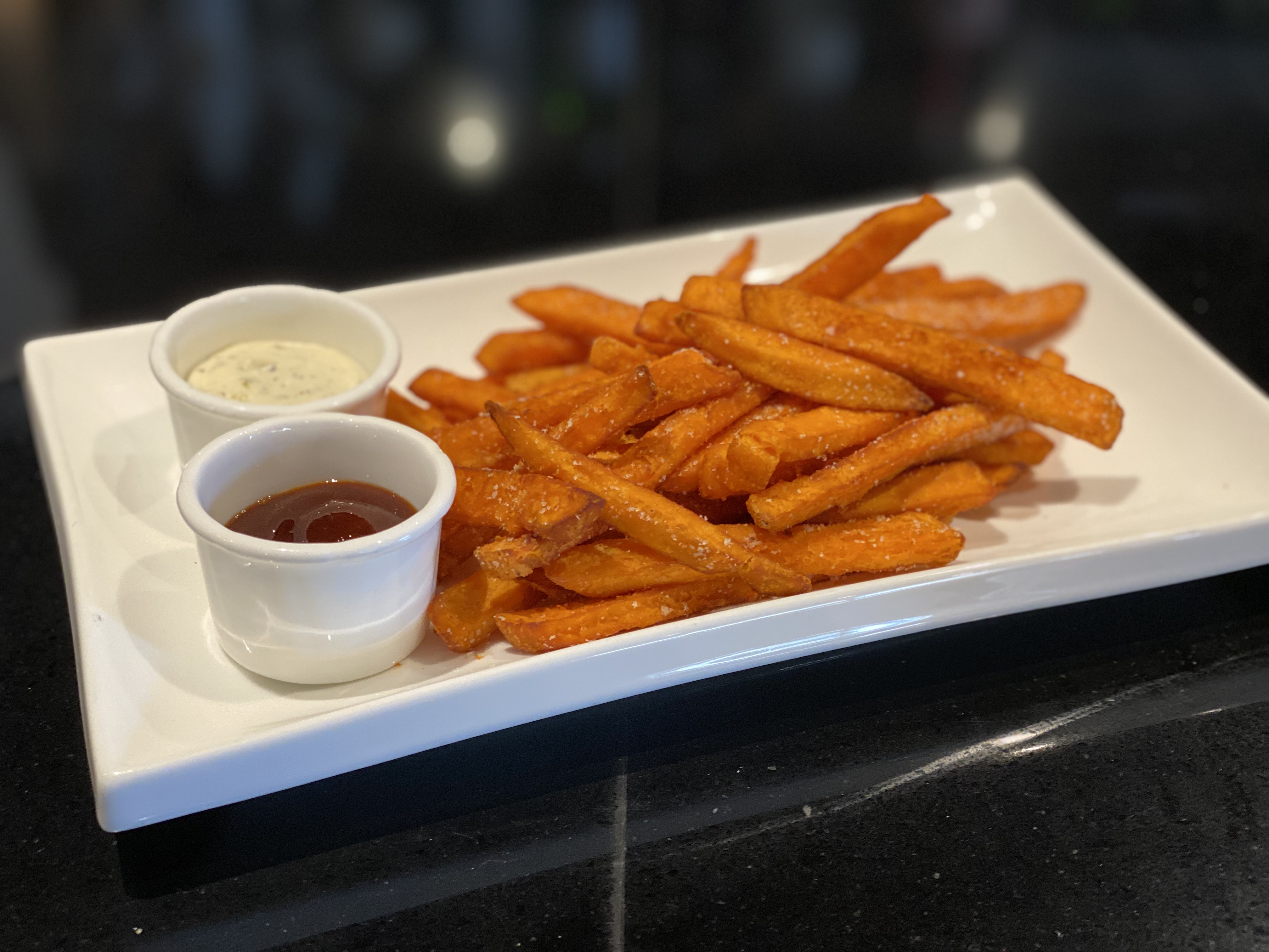 Order Sweet Potato Fries food online from Sushi Confidential store, Campbell on bringmethat.com