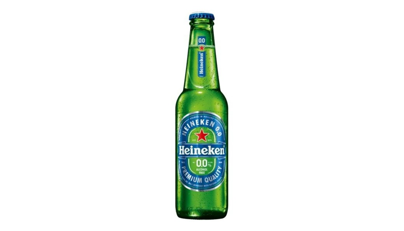 Order Heineken 0.0 Alcohol Free Beer 6 Pack 11.2 oz Bottles food online from Ross Liquor store, Sylmar on bringmethat.com