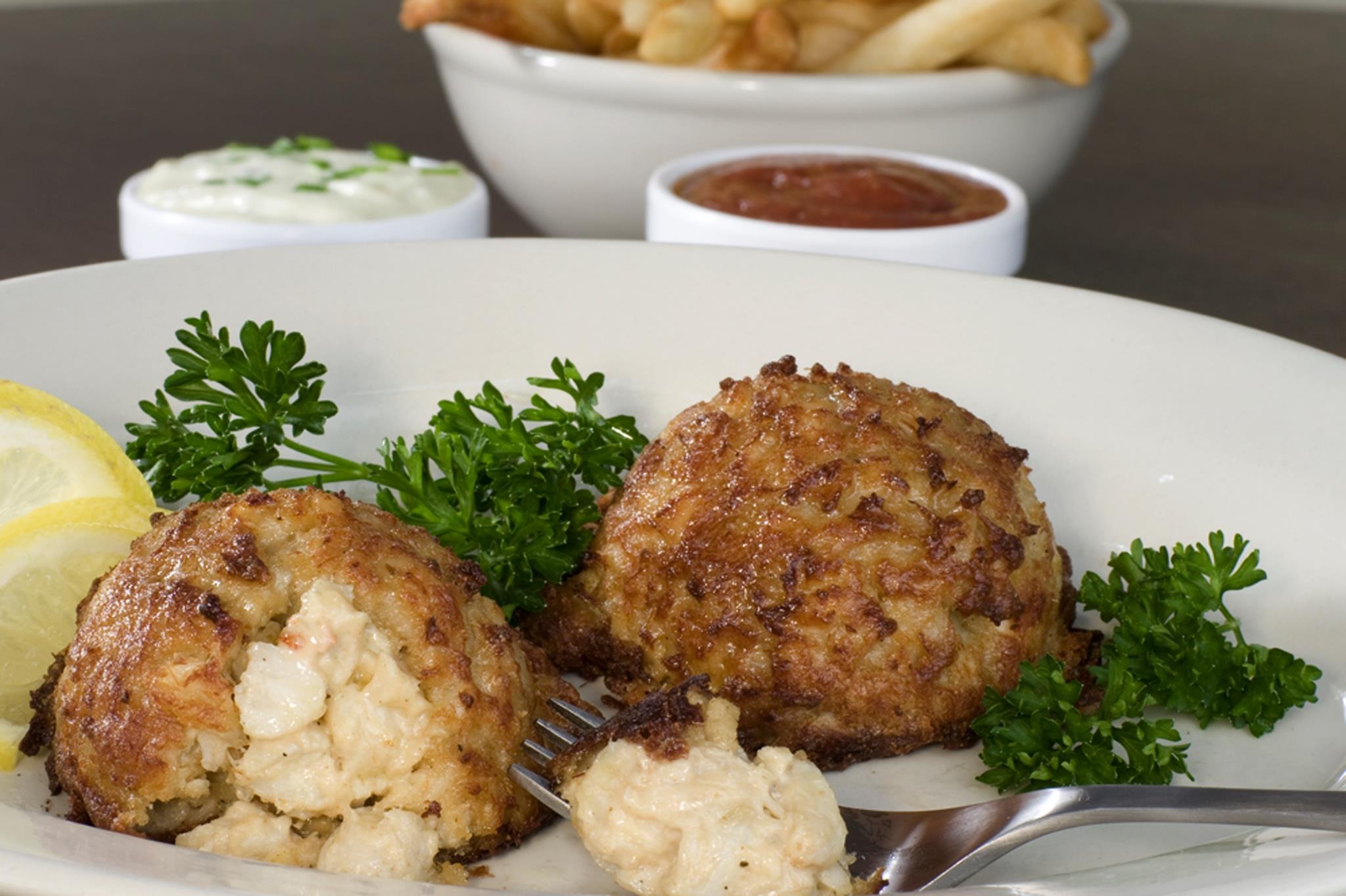 Order Maryland Jumbo Lump Crab Cakes food online from Pats Select Pizza | Grill store, Smyrna on bringmethat.com