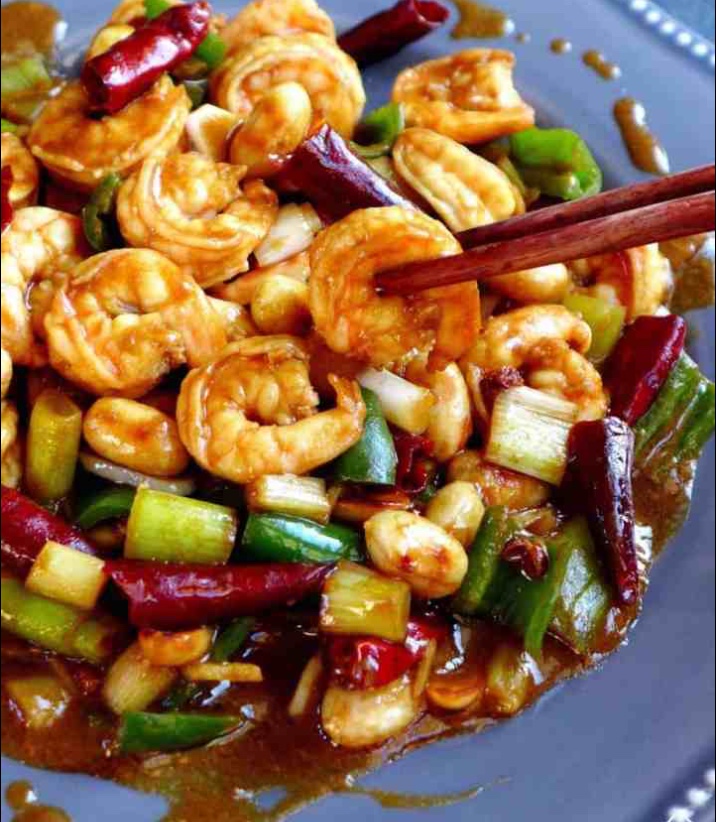 Order 46. Kung Pao Shrimp food online from Buffet Dynasty store, Canton on bringmethat.com