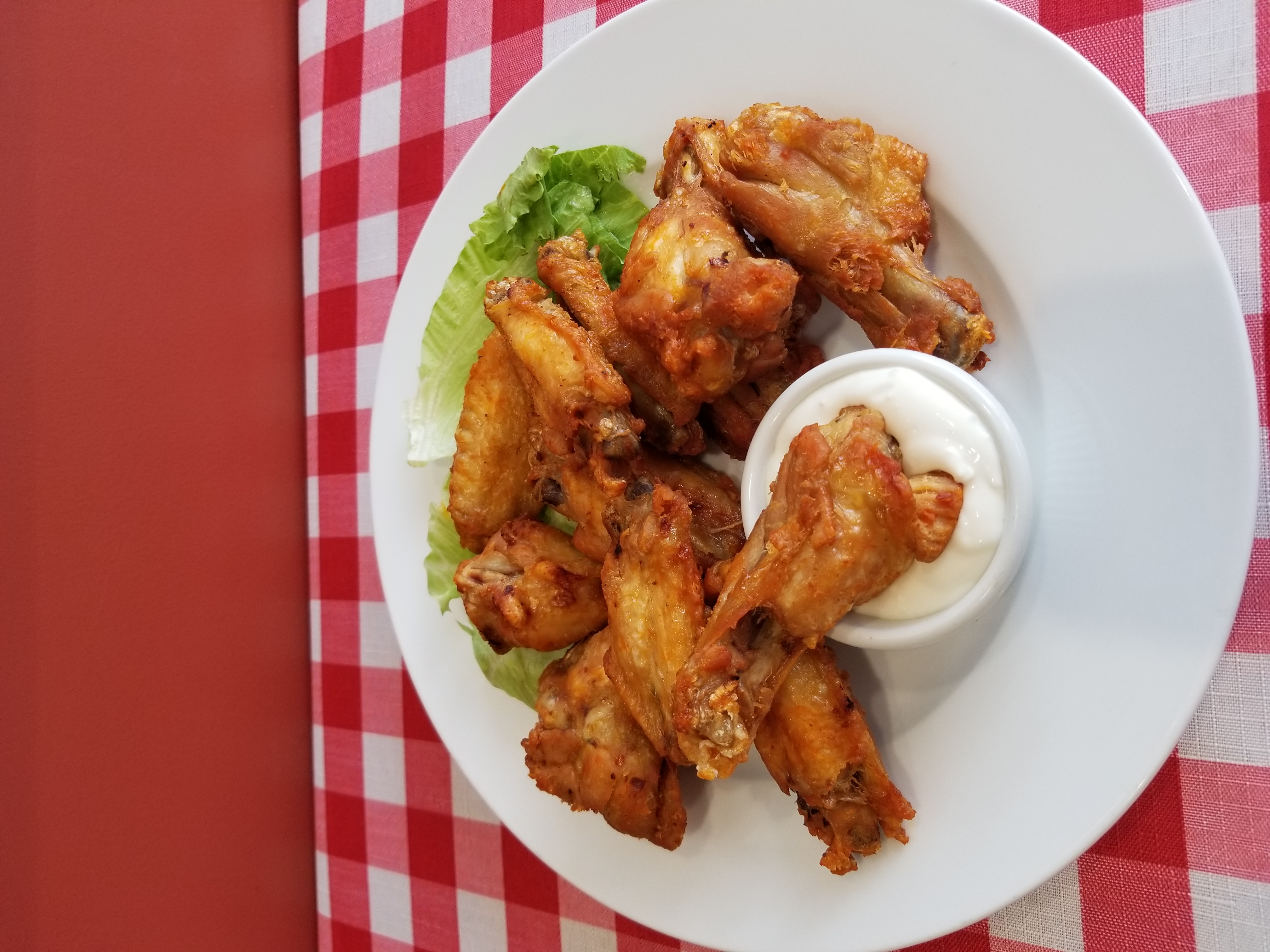 Order Jumbo Buffalo Wings food online from Outta Hand Pizza store, Westfield on bringmethat.com