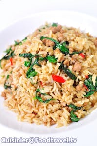Order Spicy Basil Fried Rice food online from The Elephant store, Geneva on bringmethat.com