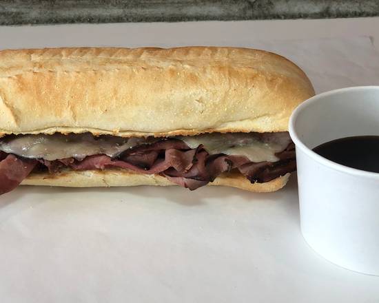 Order Large French Dip Sub Sandwich food online from Stack Subs store, Lakewood on bringmethat.com