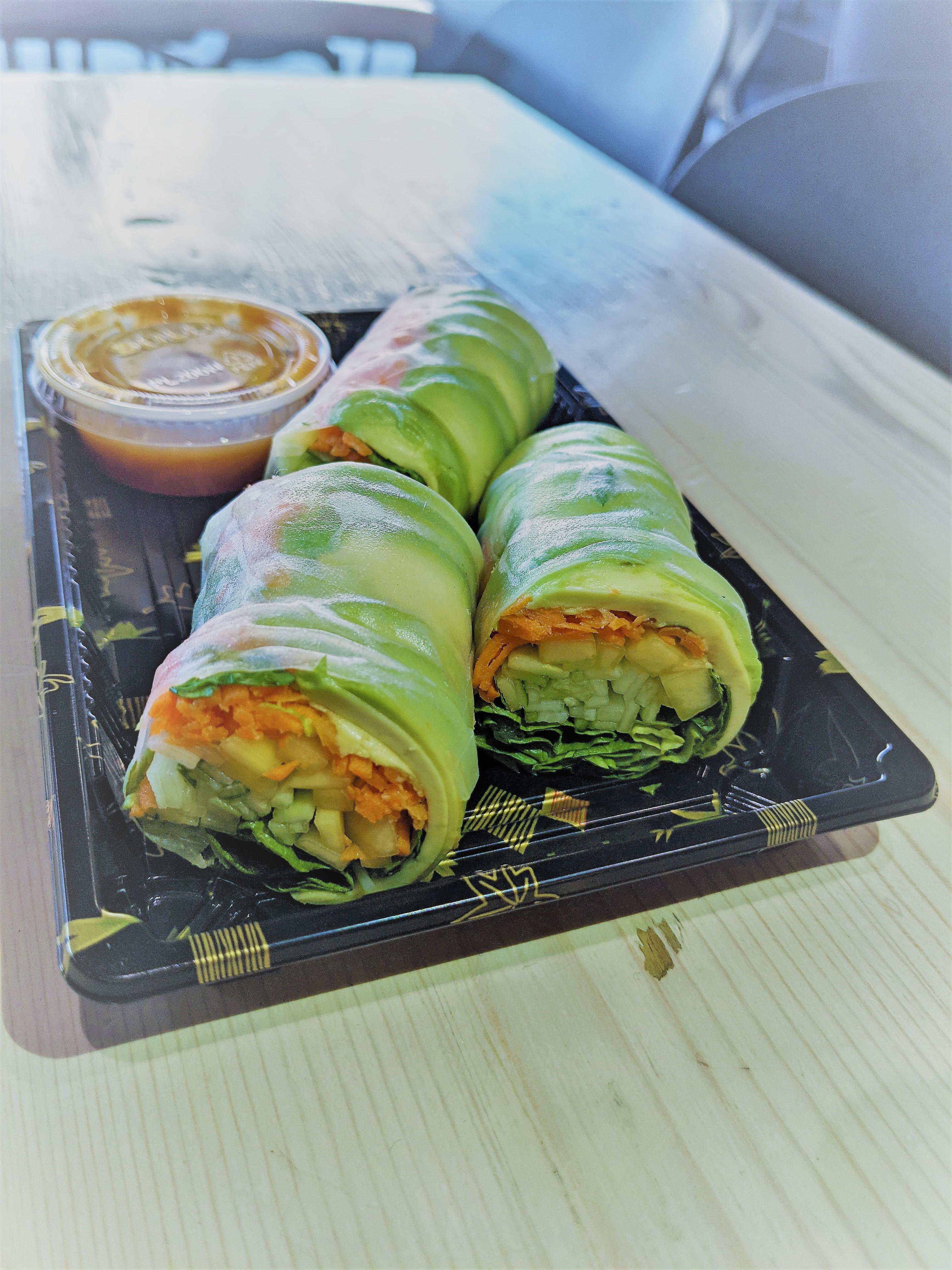 Order Rice Paper and Avocado Veg Wrap food online from That Sushi Spot store, Brooklyn on bringmethat.com