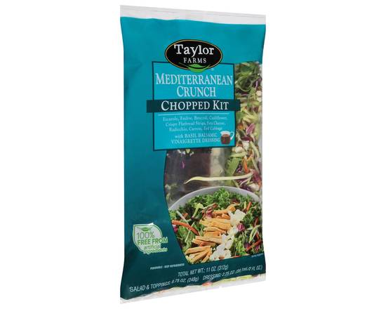 Order Taylor Farms · Mediterranean Crunch Chopped Salad Kit (11 oz) food online from ACME Markets store, Norristown on bringmethat.com