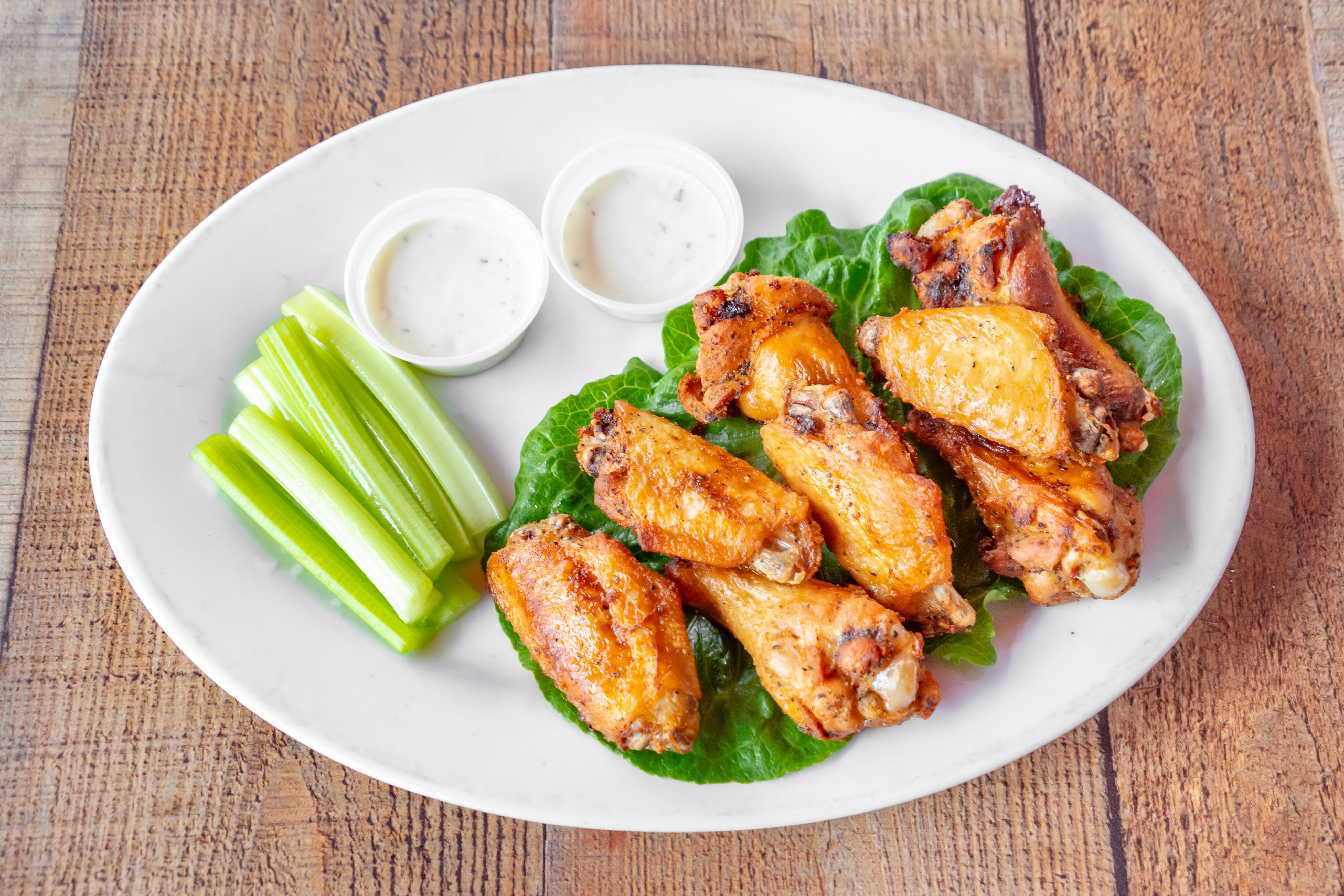 Order Gallucios Jumbo Wings - 1 Pound (8 Pieces) food online from Gallucios store, Wilmington on bringmethat.com