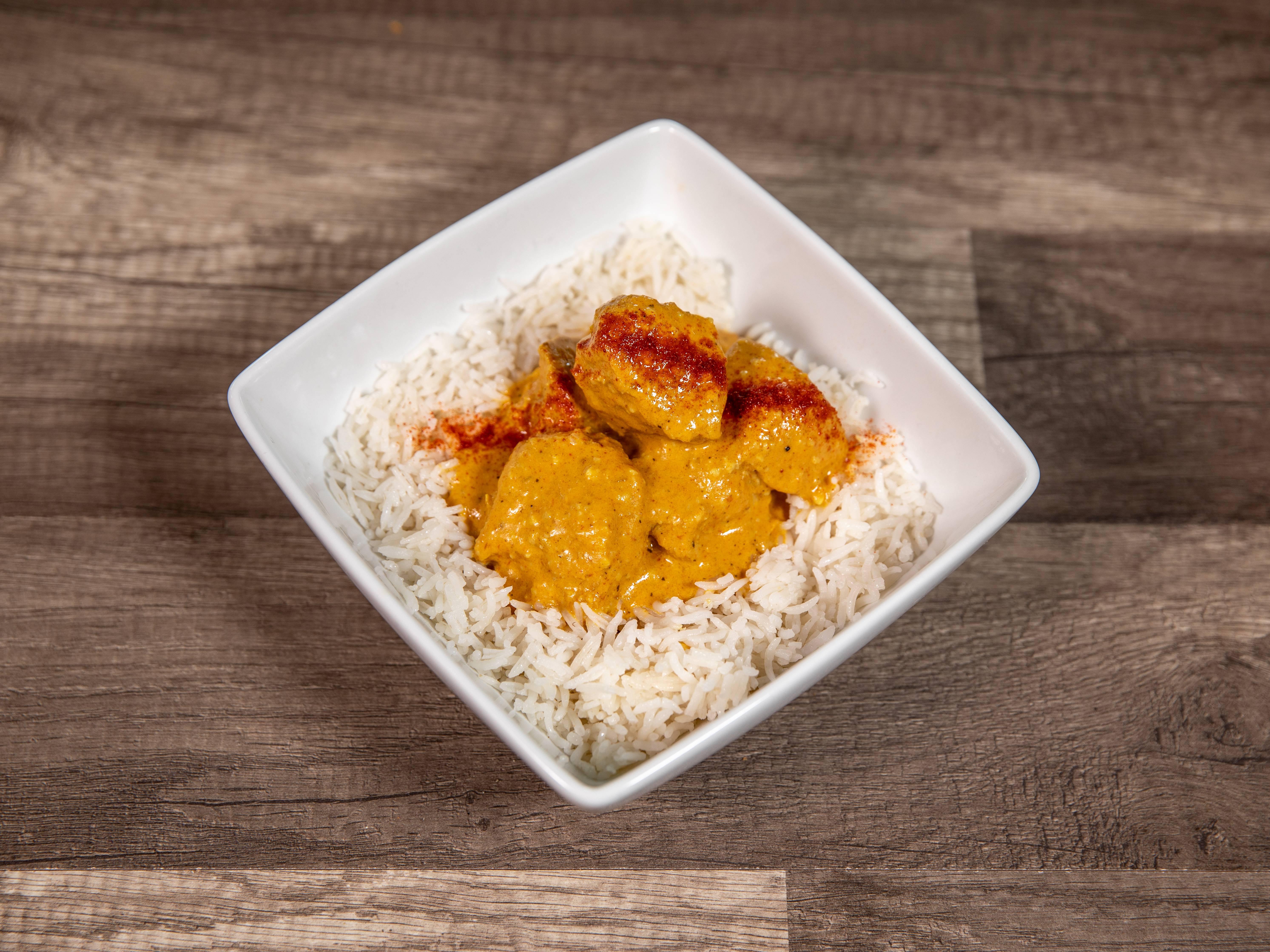 Order Chicken Korma food online from Teji's Indian Restaurant and Grocery store, Round Rock on bringmethat.com