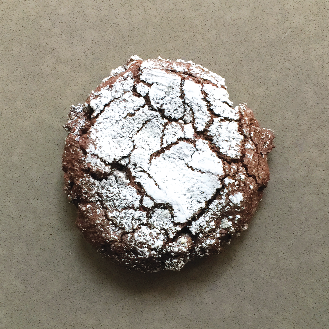 Order Double Chocolate Crackle Cookie food online from Stirred, Not Shaken store, San Francisco on bringmethat.com