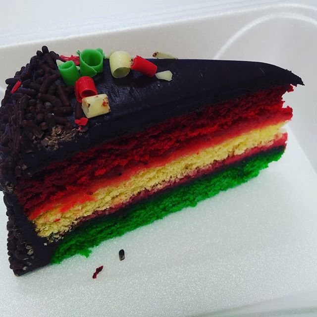 Order Italian Rainbow Cake Special food online from Lolita's Parlour store, Marietta on bringmethat.com