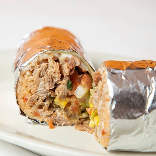 Order Super Carnitas Burrito* food online from Felipe Taqueria store, New Orleans on bringmethat.com