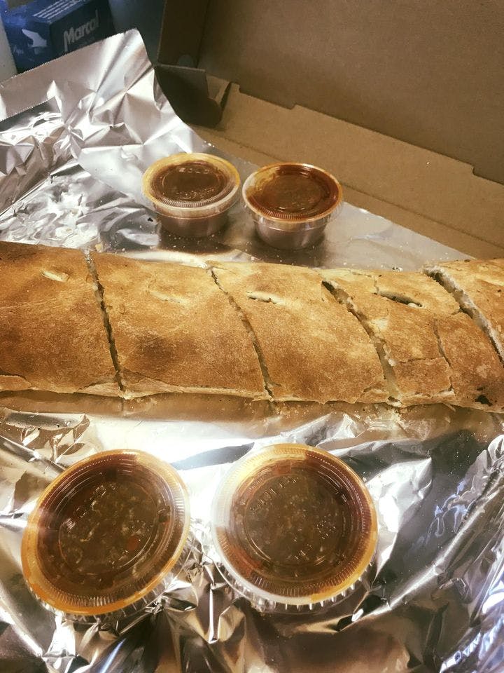 Order Meat Stromboli - Personal food online from Joey's Pizza store, Milford on bringmethat.com