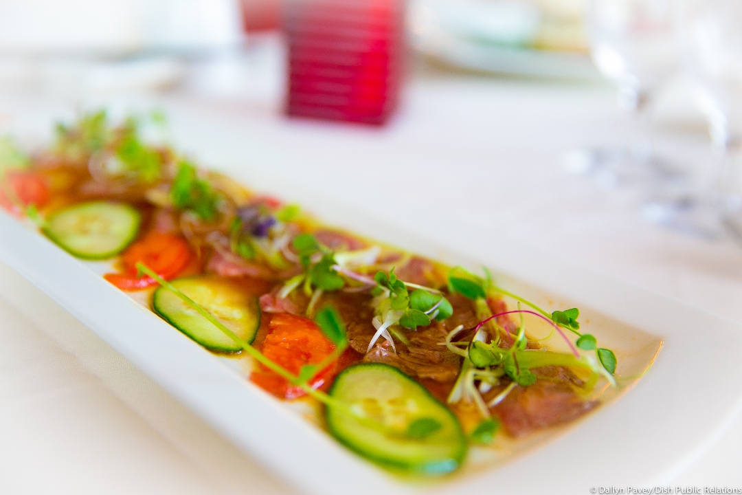 Order Yellowtail Carpaccio food online from Azie in Media store, Media on bringmethat.com