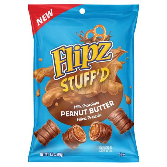 Order Flipz Stuff'D Milk Chocolate Peanut Butter Filled Pretzels, 6 OZ food online from CVS store, LA QUINTA on bringmethat.com