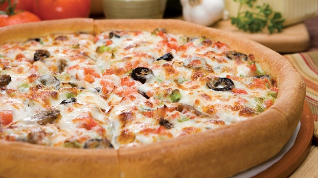Order Veggie Pie food online from Godfather Pizza store, Aloha on bringmethat.com