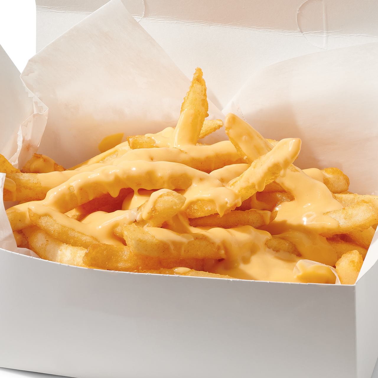 Order Melted Cheese Whiz Fries food online from Bob-O Cheesesteaks store, Ridgefield Park on bringmethat.com