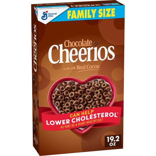 Order Chocolate Cheerios Breakfast Cereal with Oats Family Size, 19.2 OZ food online from Cvs store, CENTRAL FALLS on bringmethat.com