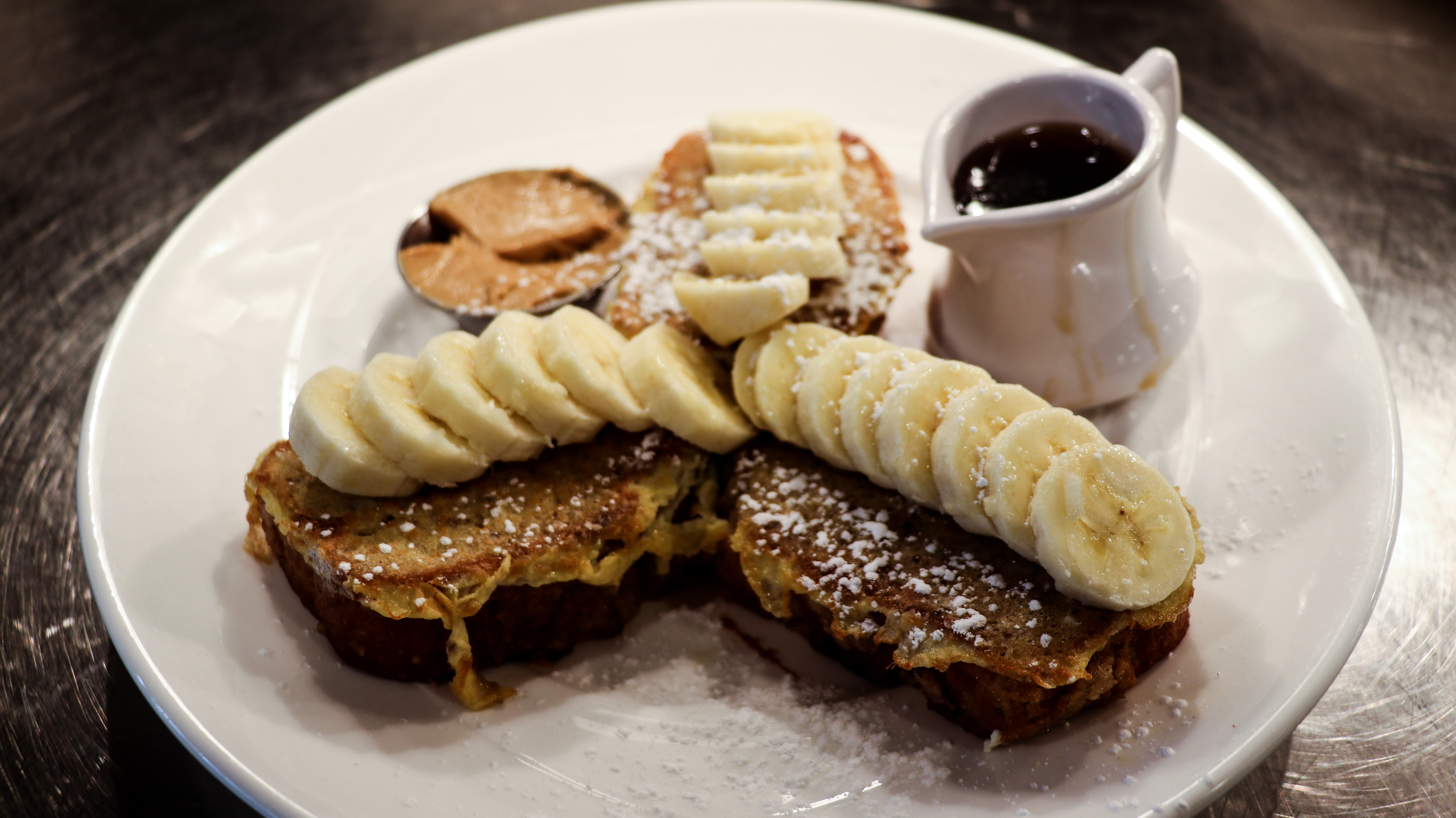 Order Banana Nut Bread French Toast food online from Yolk store, River Forest on bringmethat.com
