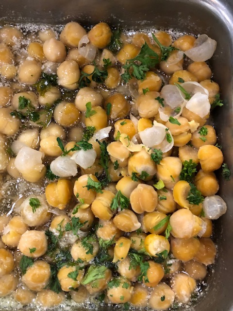 Order Hot Chickpea Salad food online from The Green Chicpea store, Newark on bringmethat.com