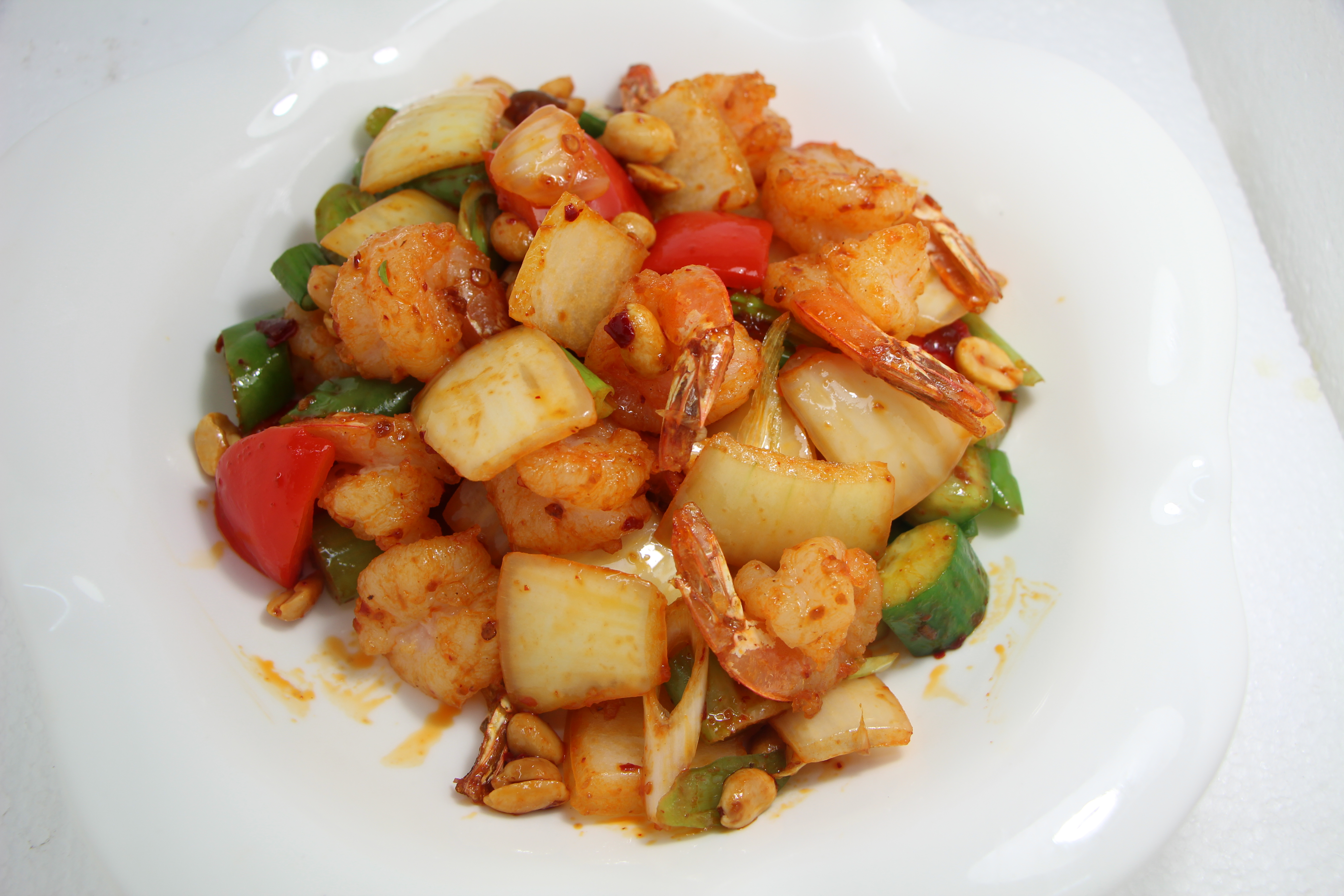 Order Kung Pao Shelles Shrimp food online from Sichuan hot pot cuisine store, New York on bringmethat.com