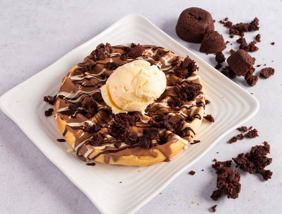 Order Brownies Waffle food online from Choco Fruit store, Anaheim on bringmethat.com