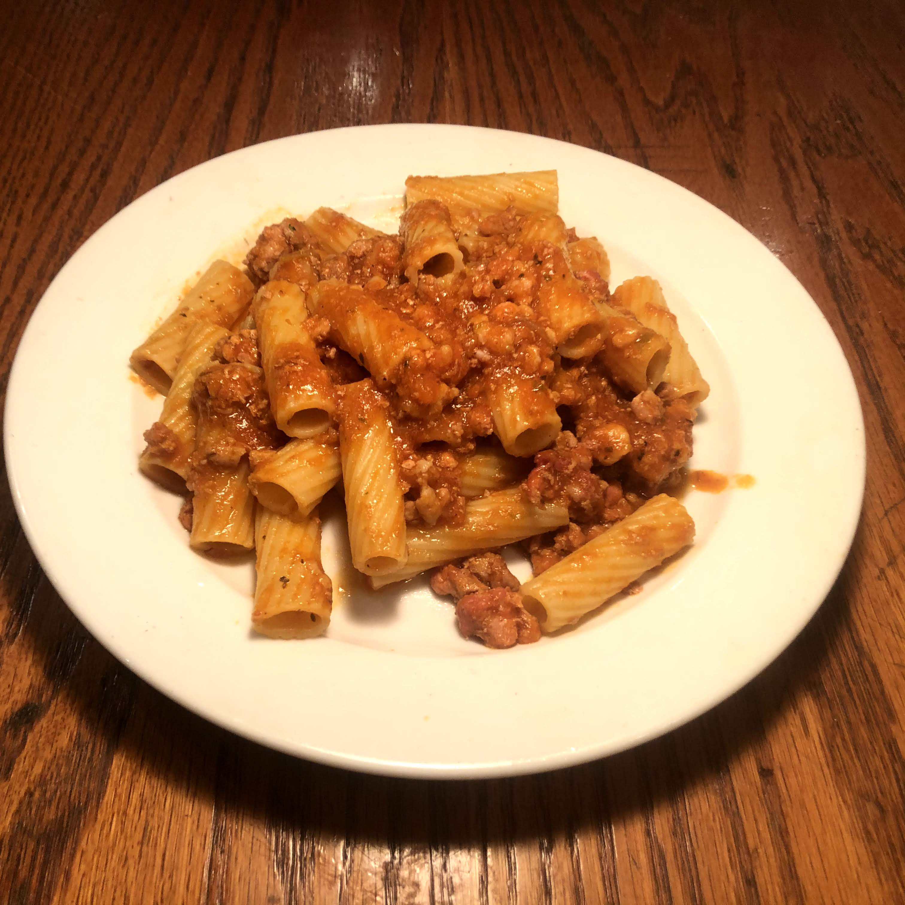 Order Rigatoni Bolognese food online from Montes trattoria store, New York on bringmethat.com