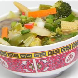Order Chinese Vegetables Soup  food online from Mulan Chinese Gourmet store, Newton on bringmethat.com