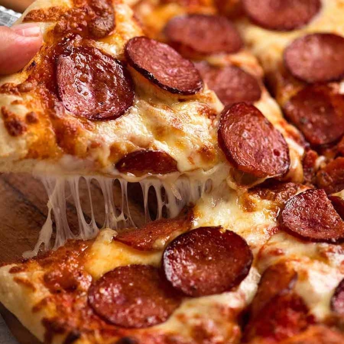 Order 10" Beef Pepperoni food online from Bozzelli's store, Springfield on bringmethat.com