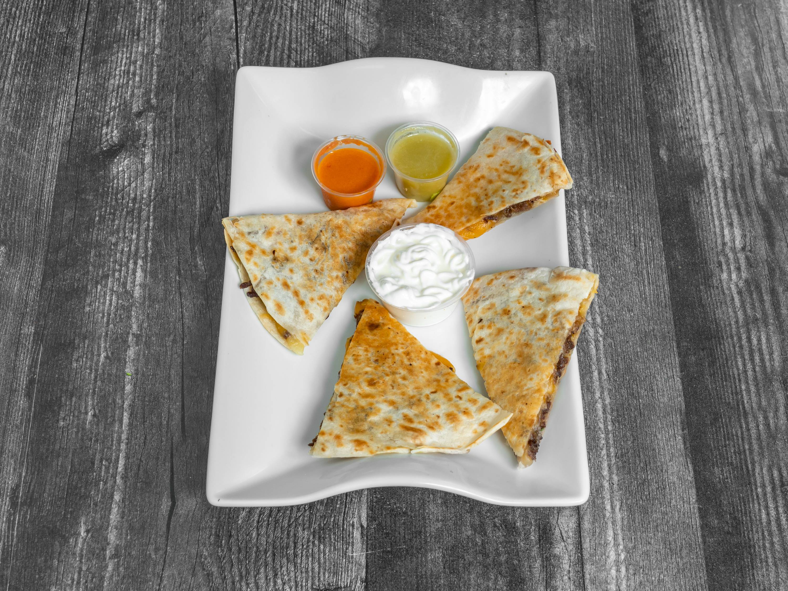 Order Quesadillas Cheese Only food online from Marvins Tacos store, Belvidere on bringmethat.com