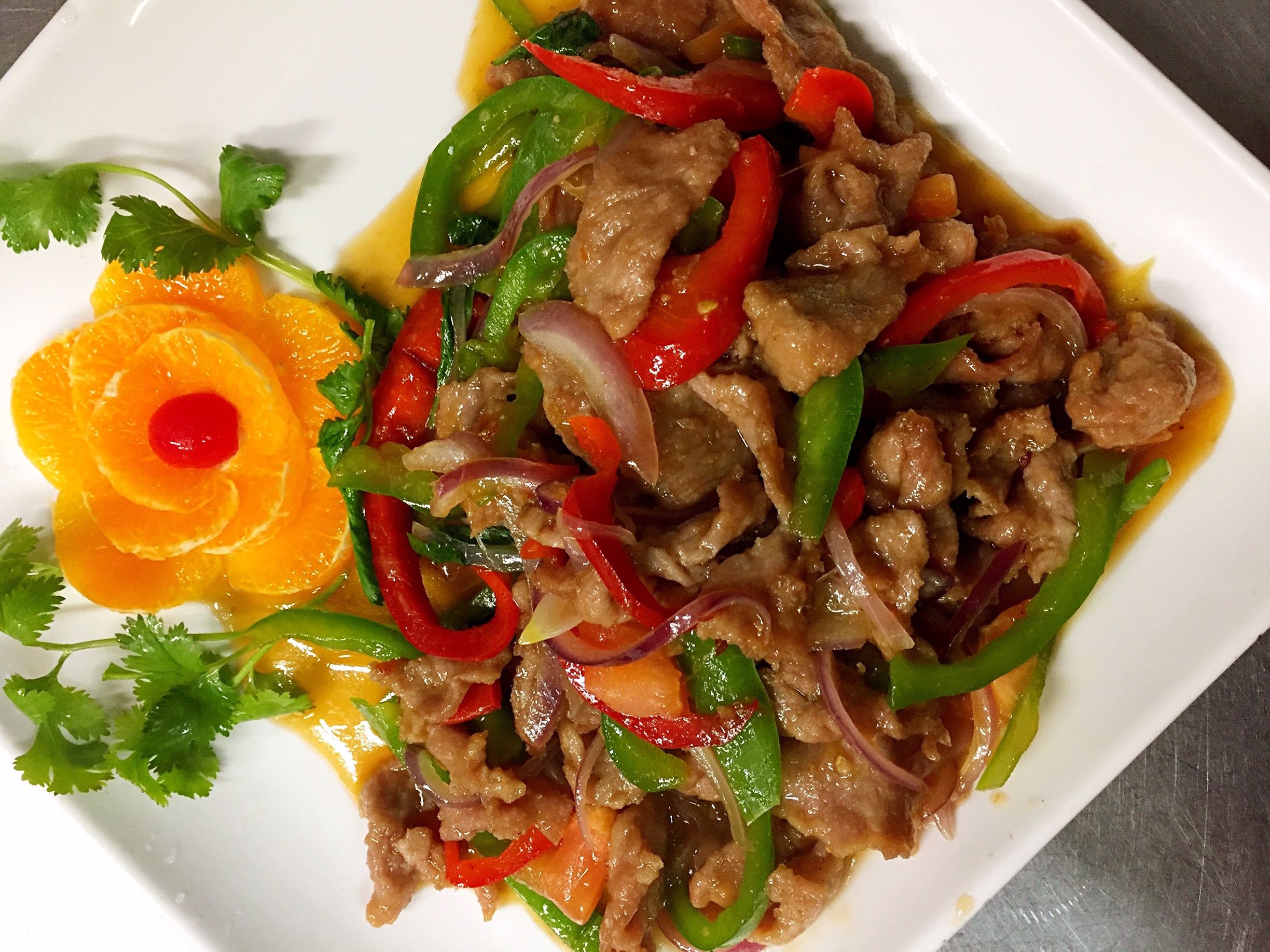 Order Thai Basil Pork food online from No.1 chinese restaurant store, New York on bringmethat.com