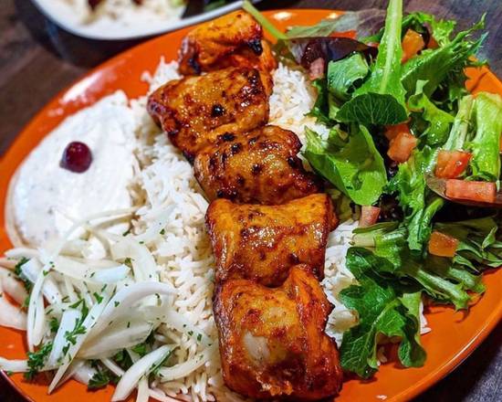 Order Chicken Shish Plate food online from Kebab Daddy store, Los Angeles on bringmethat.com