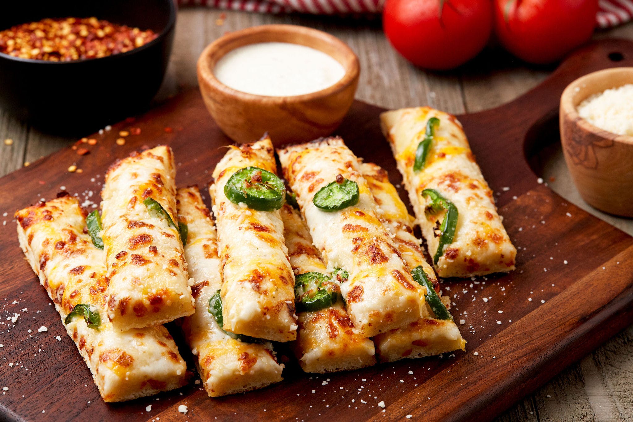 Order Jalapeno Breadsticks - Appetizer food online from Simple Simon Pizza store, Coffeyville on bringmethat.com