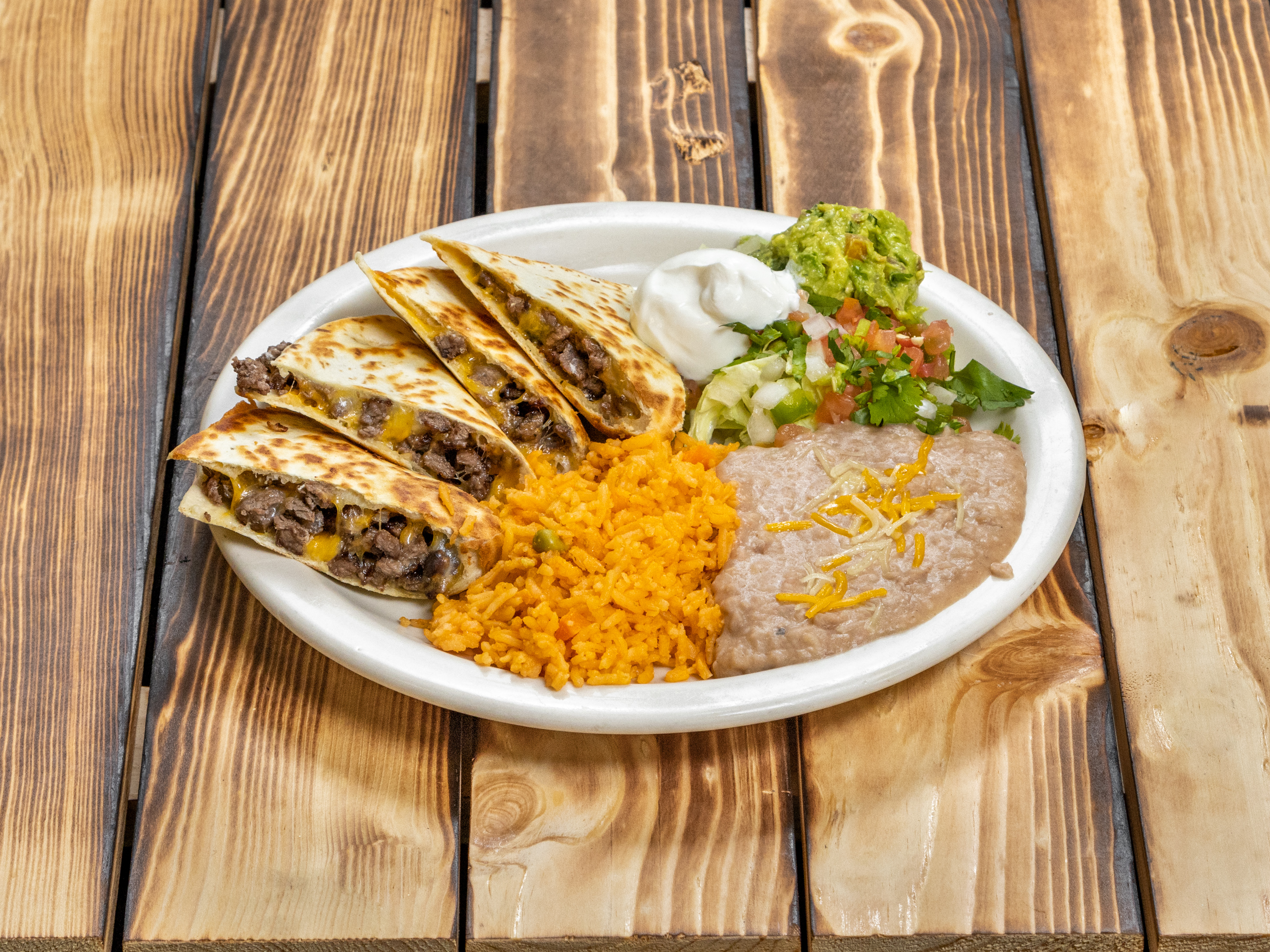 Order Quesadillas Lunch food online from Restaurant Y Tacos El Chino store, Dallas on bringmethat.com