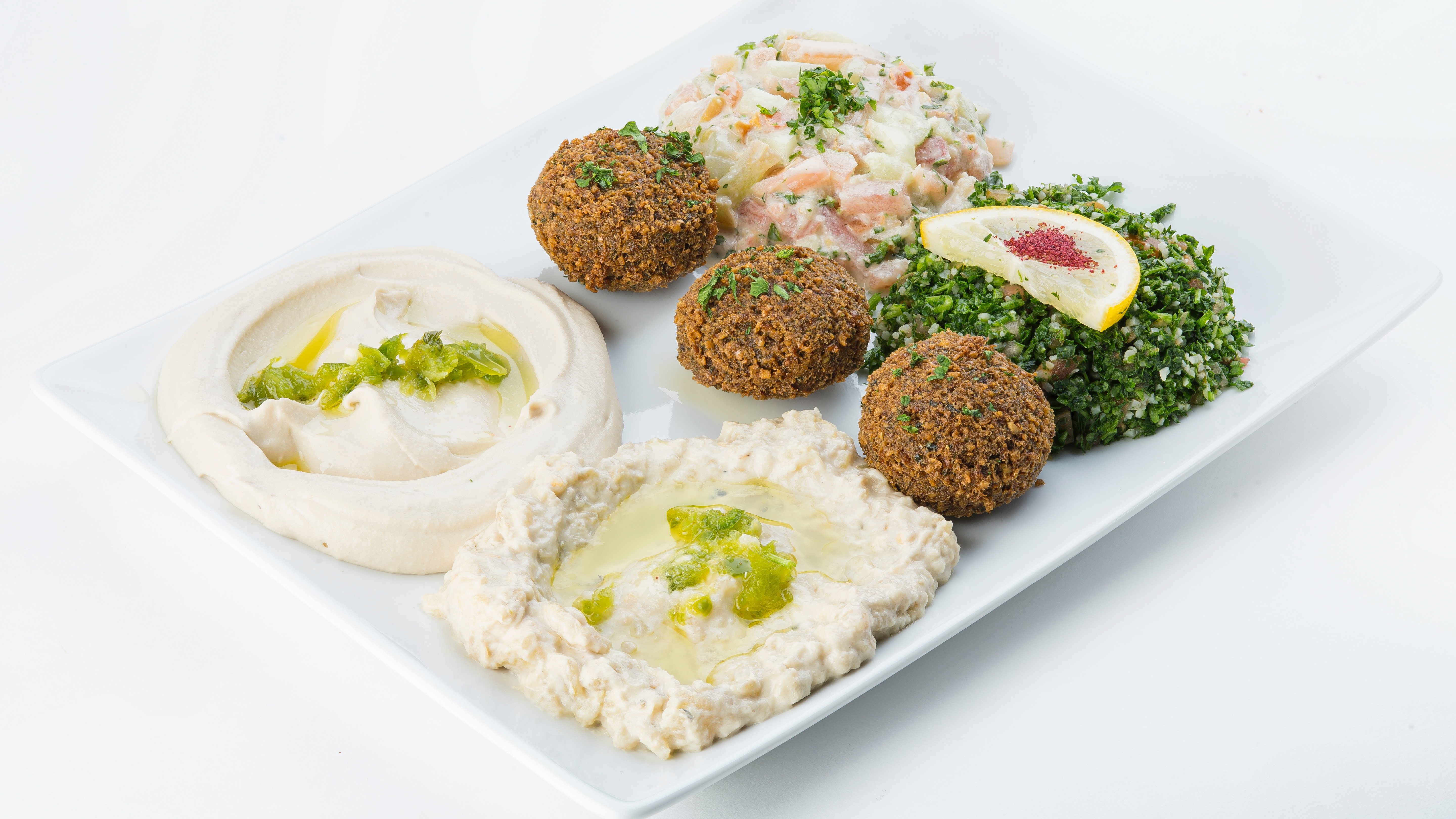 Order Vegetarian Plate food online from SemSem Mediterranean store, Tinley Park on bringmethat.com