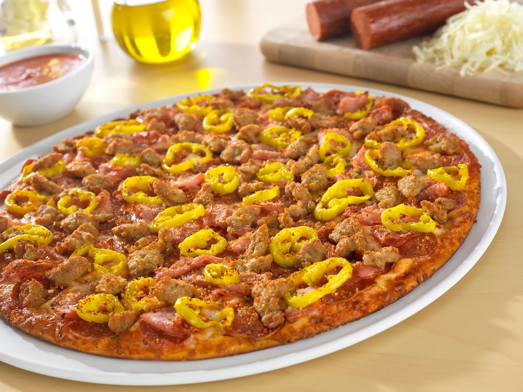 Order Founder's Favorite Pizza food online from Donatos Pizza store, Bellefontaine on bringmethat.com