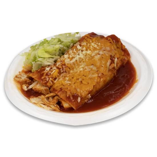 Order Chicken Enchiladas food online from Viva Burrito store, Tucson on bringmethat.com