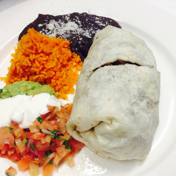 Order Chicken Burrito food online from Guadalupe Restaurant store, New York on bringmethat.com