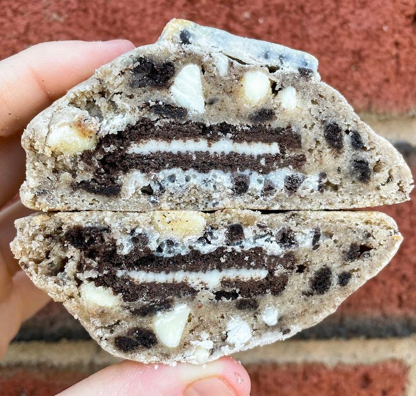 Order 1 Piece Cookies and Cream food online from Chonky Cookies store, Lindenhurst on bringmethat.com
