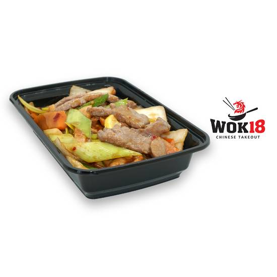 Order Spicy chili beef  food online from Wok 18 store, Teaneck on bringmethat.com