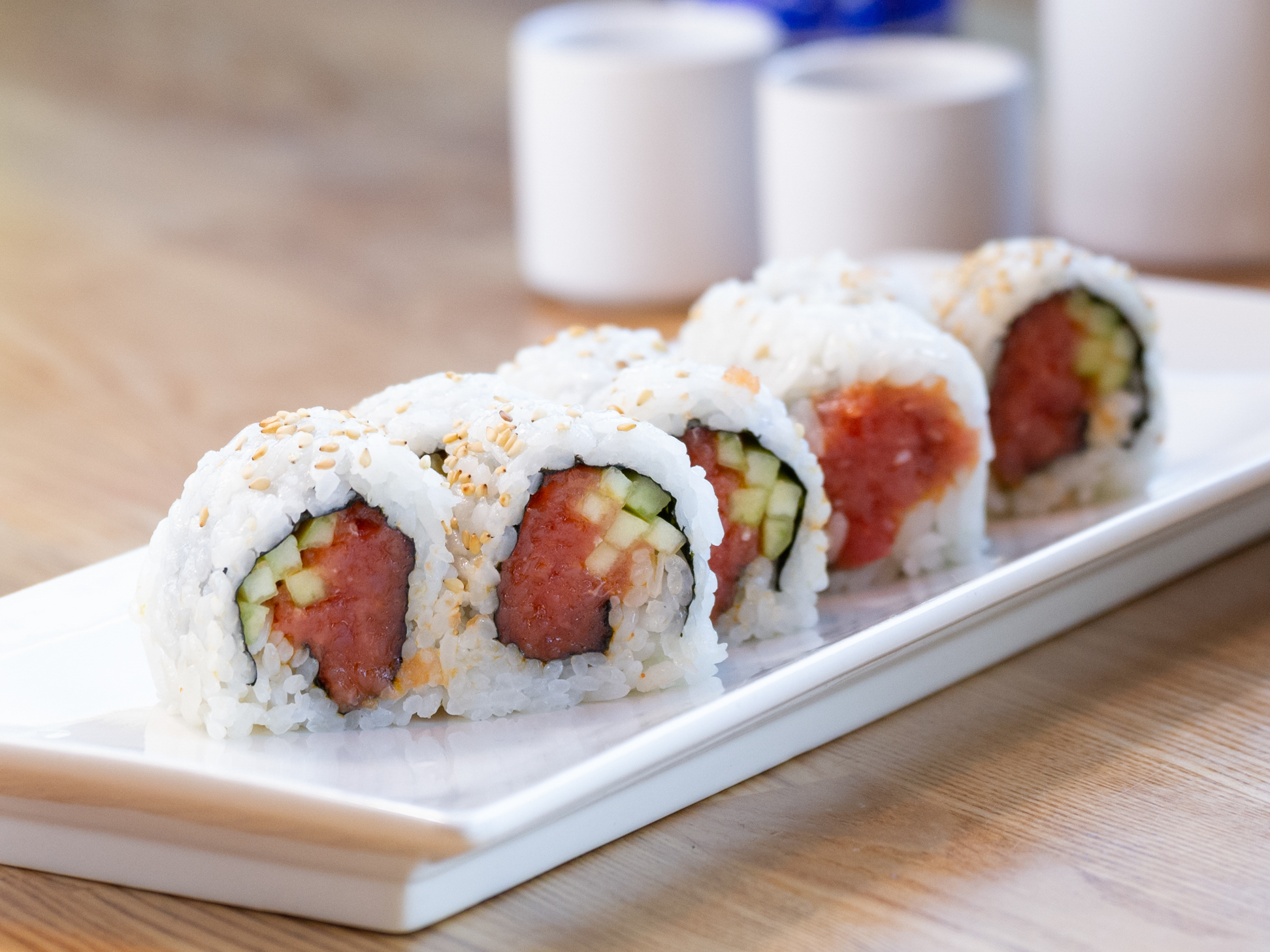 Order Spicy Tuna Roll  food online from Roll Call store, Los Angeles on bringmethat.com