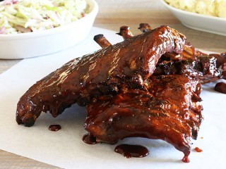 Order BBQ Smoked Baby Back Ribs food online from Gaslamp Bbq store, San Diego on bringmethat.com