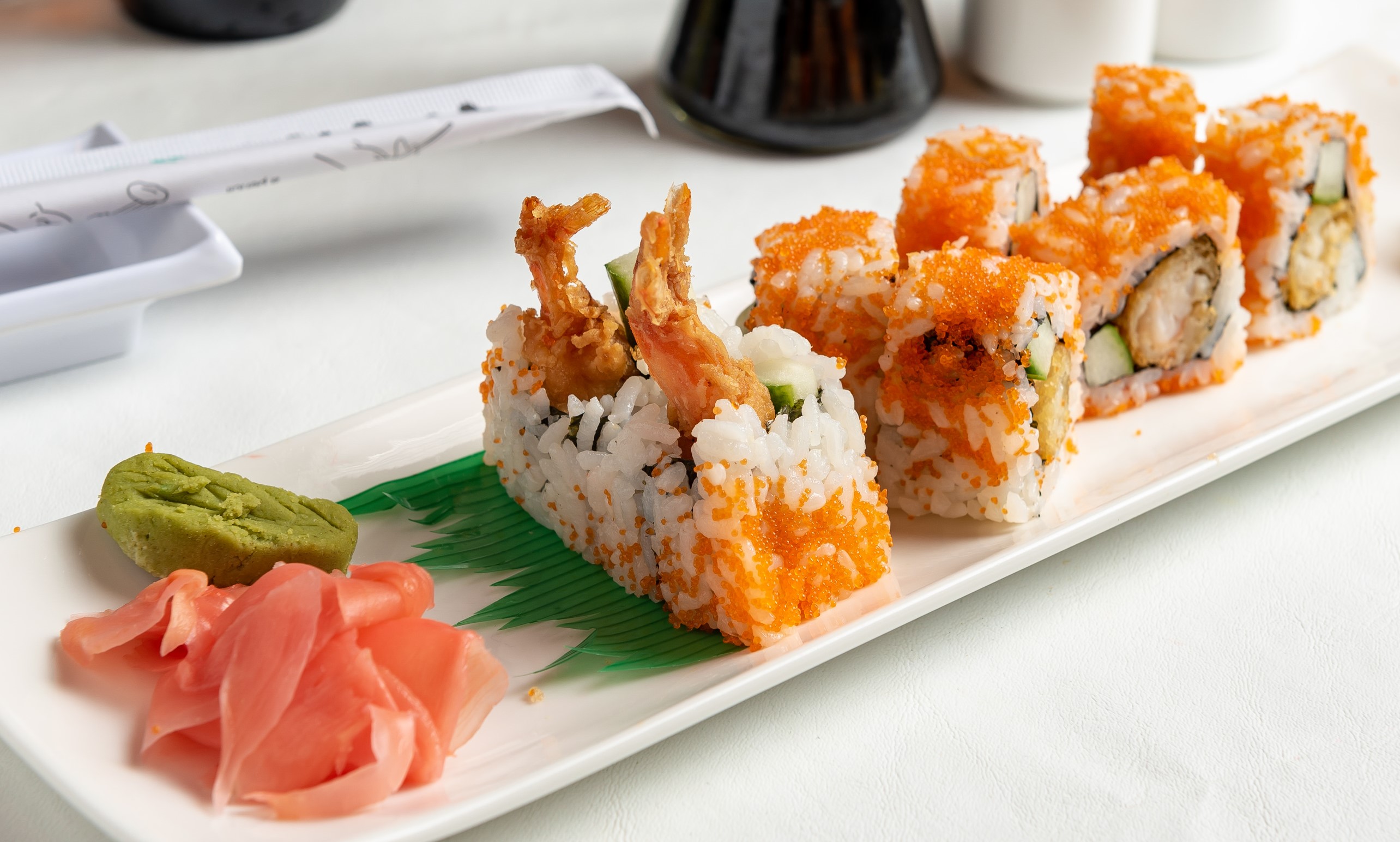 Order Shrimp Tempura Roll food online from Phuket Thai Restaurant and Sushi store, Huntsville on bringmethat.com