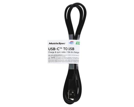 Order Mobile Spec Sub-C Cable Black 4 Ft food online from Rocket store, Sherman Oaks on bringmethat.com