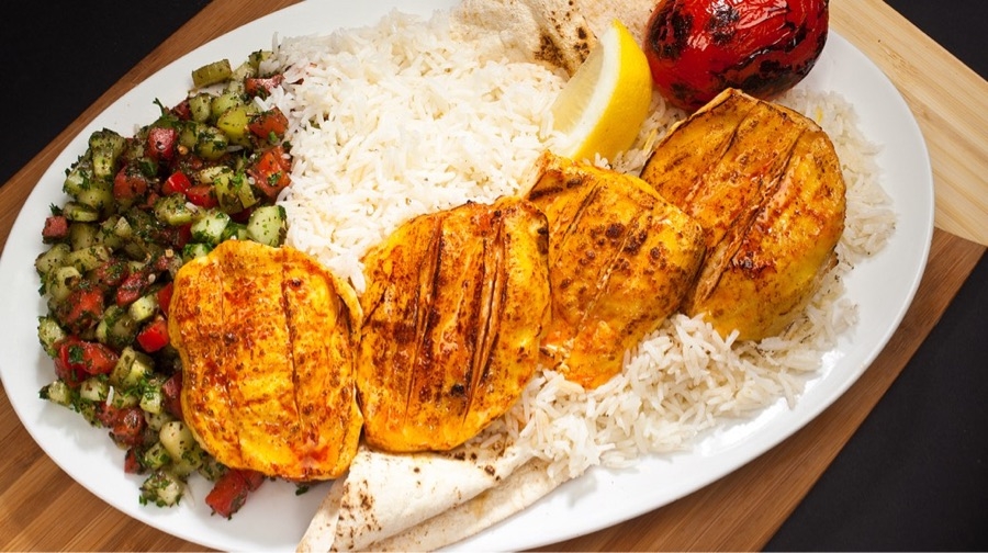 Order #14 Chicken Breast Barg food online from Massis Kabob store, Los Angeles on bringmethat.com