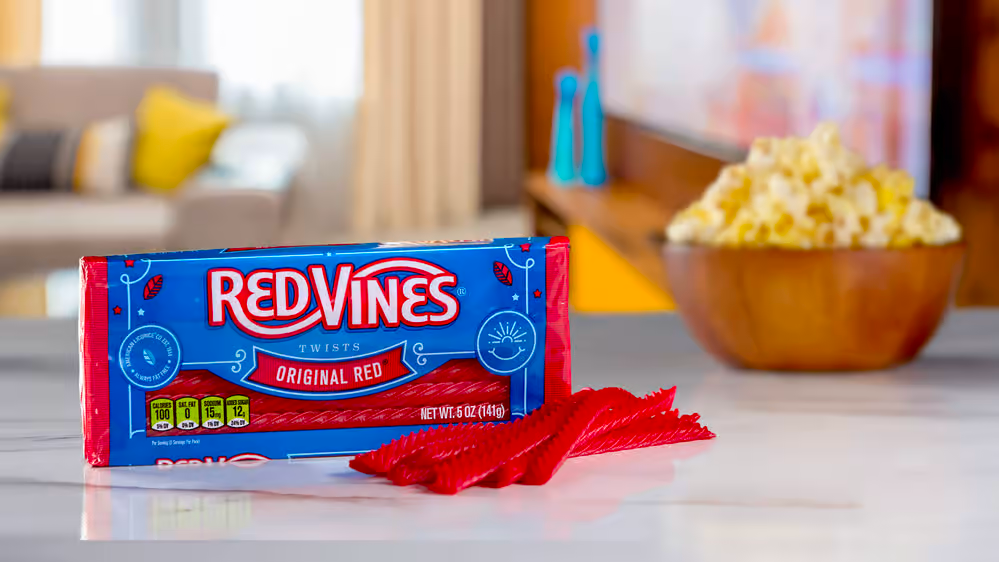 Order Red Vine Tray (5 oz) food online from Harkins Theatres Park West 14 store, Peoria on bringmethat.com