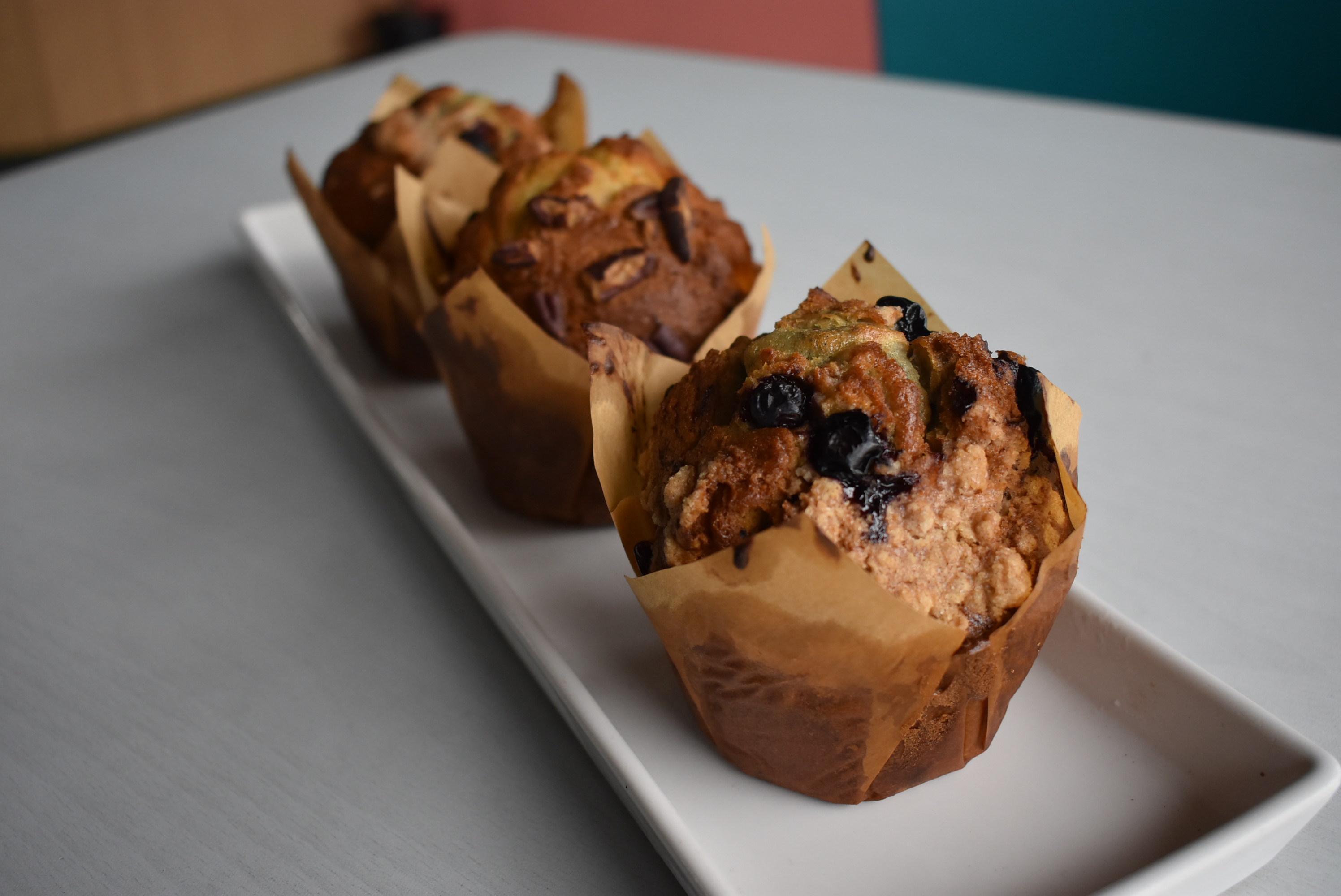 Order Fresh Baked Muffin food online from Carmel Cafe store, Brea on bringmethat.com