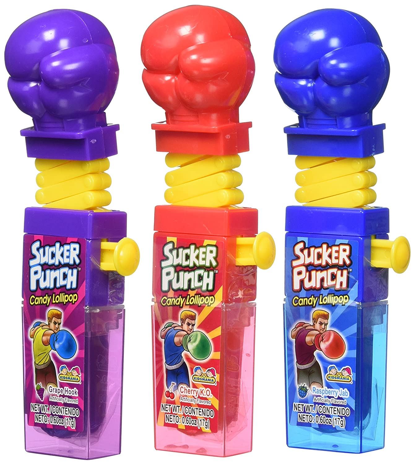 Order Sucker Punch Boxing Interactive Candy Lollipop .6oz. food online from Chocolate Boutique store, Pittsburgh on bringmethat.com