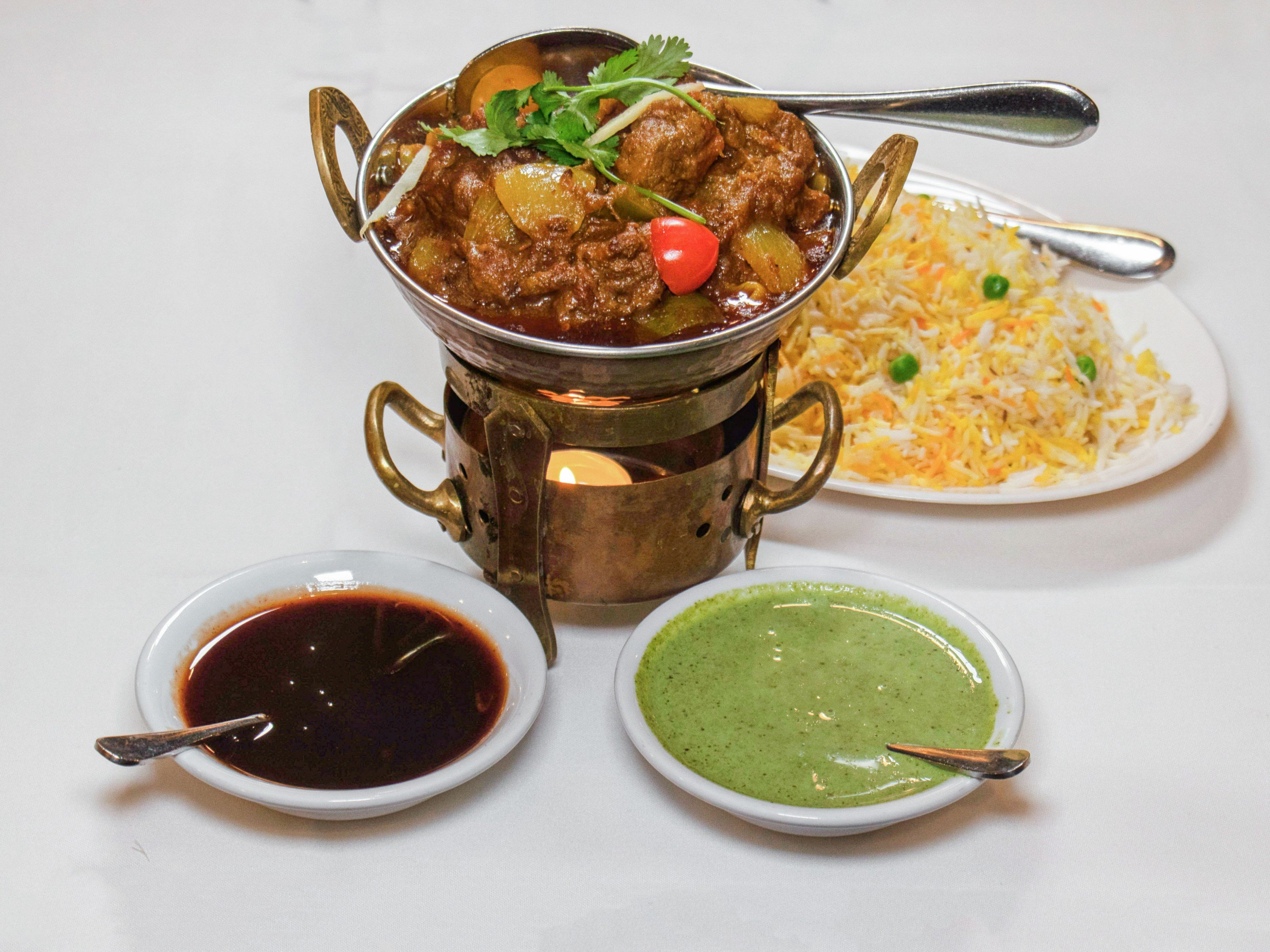 Order 3. Kadhai Lamb food online from Rajaji Fine Indian Cuisine store, Washington on bringmethat.com